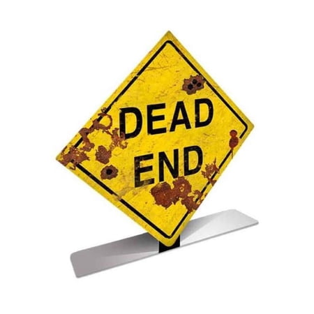 Past Time Signs PTST714 Dead End Table Topper