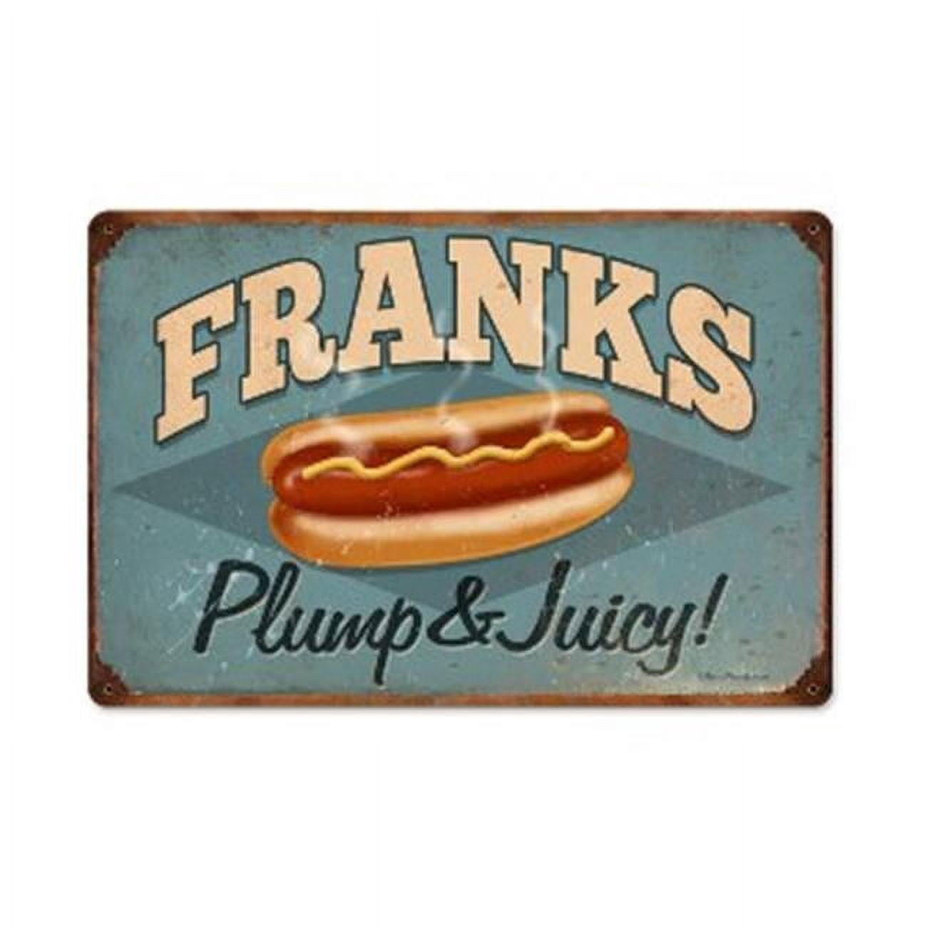 Past Time Signs RPC170 Franks Food And Drink Vintage Metal Sign ...