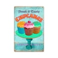 thumbnail image 1 of Past Time Signs RPC293 Cupcakes Fresh Food And Drink Metal Sign, 1 of 1