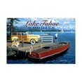 thumbnail image 1 of Past Time Signs STK037 Lake Tahoe Woodies Automotive Metal Sign, 1 of 1