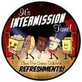 thumbnail image 1 of Past Time Signs  Snacks Food And Drink Round Metal Sign 14 W X 14 H In., 1 of 1