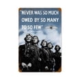 thumbnail image 1 of Past Time Signs  So Many So Few Allied Military Vintage Metal Sign, 1 of 1