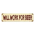 thumbnail image 1 of Past Time Signs V754 Work For Beer Humor Vintage Metal Sign, 1 of 1
