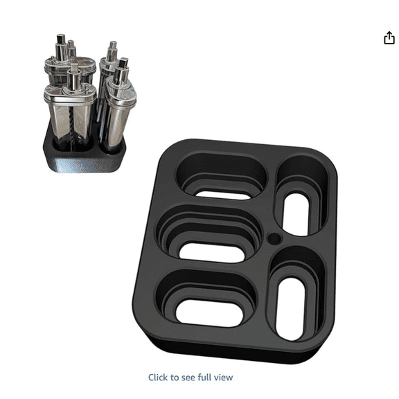 Pasta Attachment Holder Compatible with KitchenAid KSMPDX Pasta Deluxe Set Stand Mixer Attachment Stainless Steel 5 Piece | Stand Mixer Attachment Storage Rack | 5-Piece Attachment Organizer
