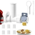 thumbnail image 1 of Pasta Attachment For Kitchenaid Stand Mixer With 6 Different Shapes Pasta Press Outlet, Durable Pasta Attachment For Kitchenaid Mixer, 6 In 1 Pasta Maker Attachment For Kitchenaid Mixer Cheese Grater, 1 of 7
