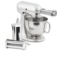 thumbnail image 1 of Pasta Maker Attachment for KitchenAid Stand Mixer, 3 Pieces Pasta Roller Attachments, Full Body Stainless Steel and Heavy Duty, Homemade Spaghetti, Fettucine and Lasagne, 1 of 9