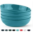 thumbnail image 1 of Pasta Bowl, Salad Bowls, Soup, Serving Bowls, Ceramic, Large Capacity, Microwave & Dishwasher Safe, Set of 4, 40 Oz,(Ocean Blue), 1 of 5