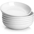 thumbnail image 1 of Pasta Bowls, 30oz Salad Bowls White Soup Bowls Large Pasta Serving Bowl Porcelain Pasta Plates Wide and Shallow Bowls Set of 6 Microwave Dishwasher Safe Valentines Day Gift, 1 of 7