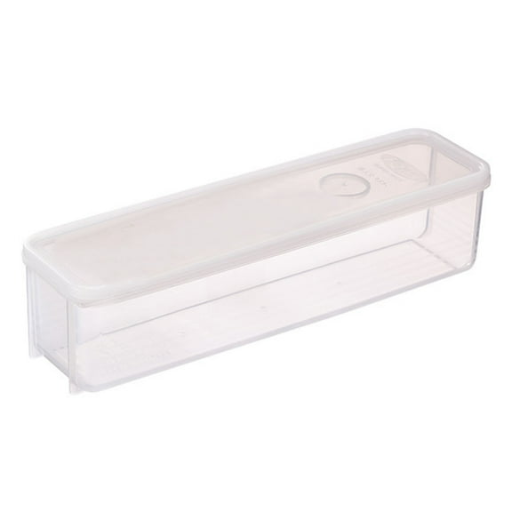 Pasta Container, Noodle Food Storage, Plastic Spaghetti Noodle Containers, Rectangular Airtight Storage Container for Pantry Pasta Horizontal Storage Canister, 11.81x3.14x3.14"