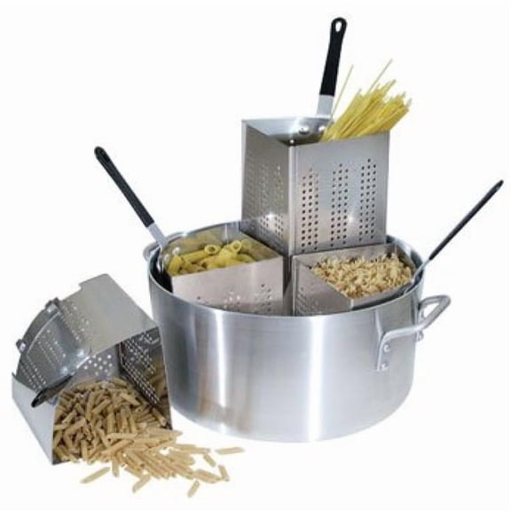 Pasta Cookers, Heavyweight 20 Qt. 14" x 7" 3.5 mm Aluminum Pot