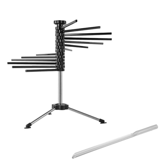 Pasta Drying Rack ,10 Arms Easy to use Kitchen Pasta Rack,Quick Set Up Folding Dryer Hanging Holder
