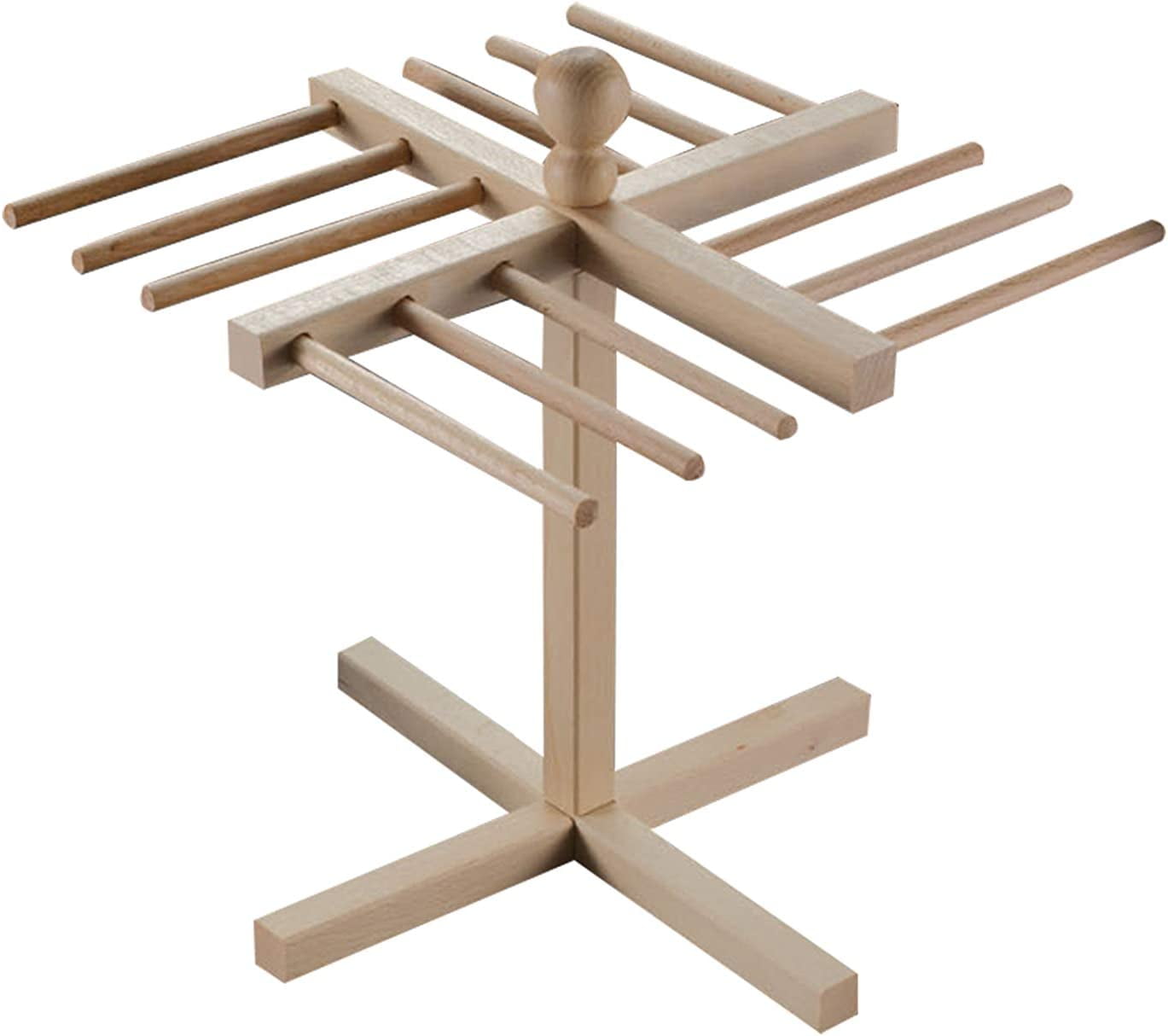 Pasta Drying Rack By Imperia - Made in Italy with Italian Beech Wood  Construction - Holds 1lb of Pasta 