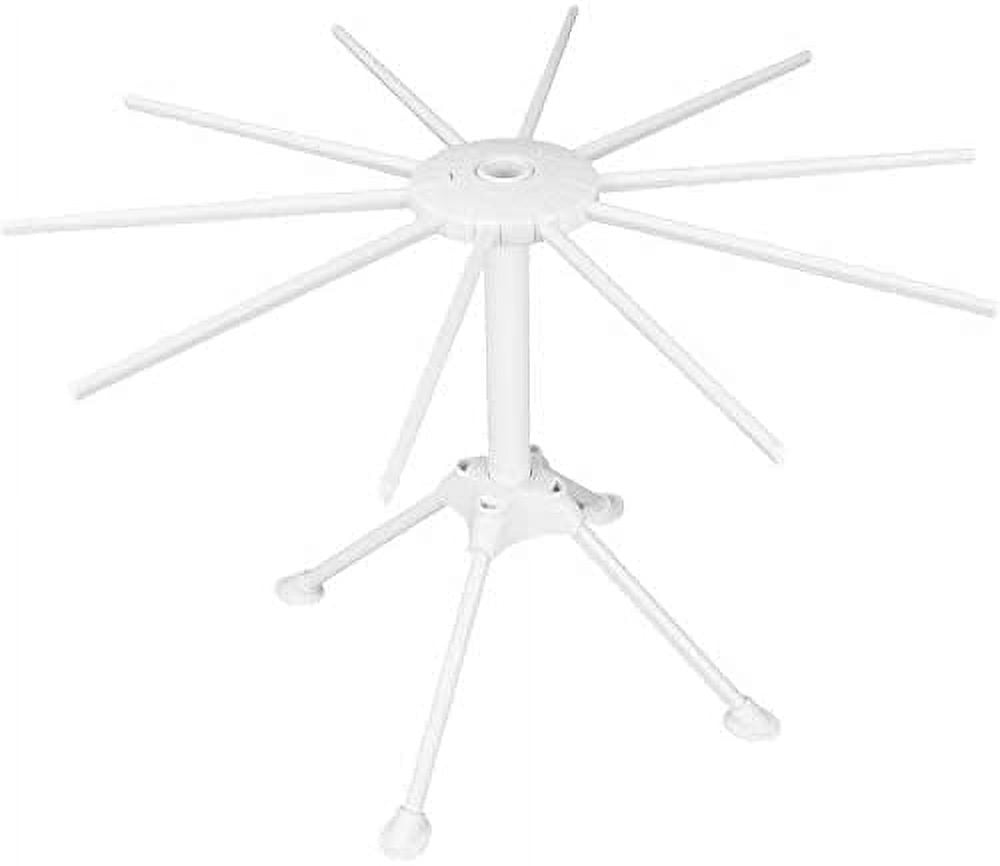 Pasta Drying Rack, Collapsible Noodle Drying Holder, 10 Arms Spaghetti ...
