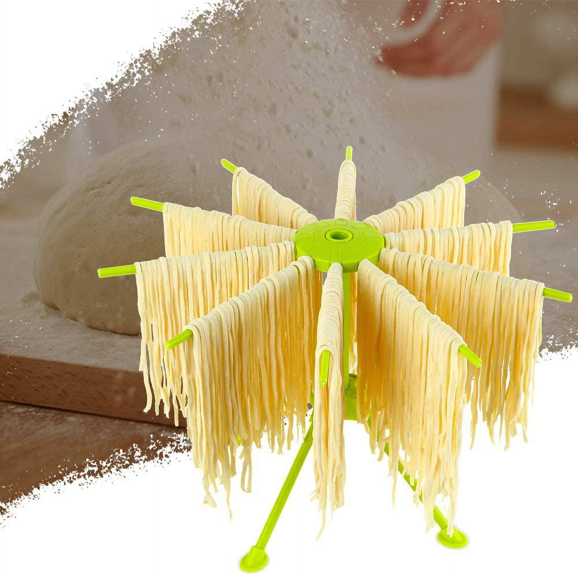 Pasta Drying Rack, Plastic Foldable Homemade Fresh Spaghetti Stand
