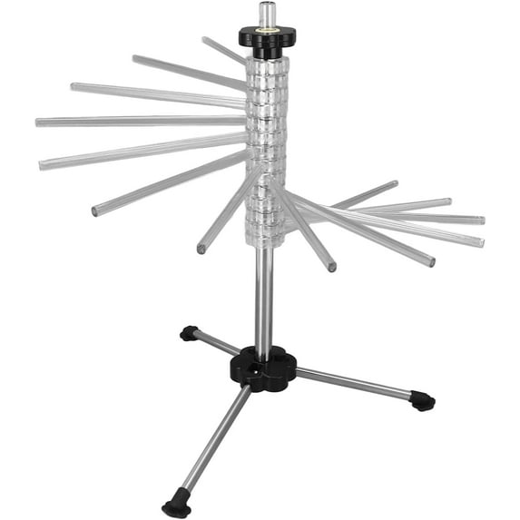 Pasta Drying Rack, Stainless Steel Manual Rotating Noodle Rack Prevent Slip for Restaurant