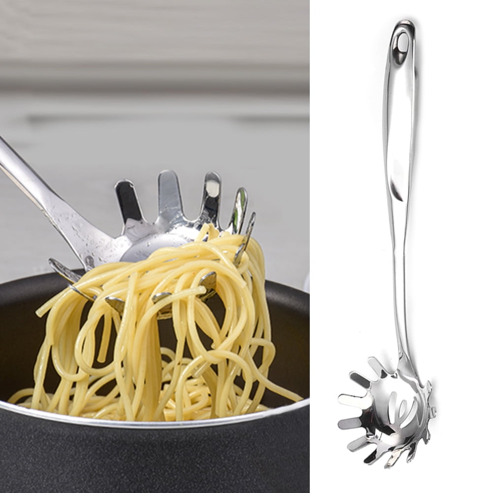 Pasta Fork Stainless Steel Spaghetti Fork Pasta Spoon Server, Kitchen Tool  Utensil Spaghetti Spoon Noodle Claw