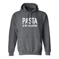 thumbnail image 1 of Pasta Is My Valentine Adult Hooded Sweatshirt, 1 of 2