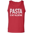thumbnail image 1 of Pasta Is My Valentine Adult Tank Top, 1 of 2
