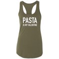 thumbnail image 1 of Pasta Is My Valentine Racerback Tank, 1 of 3