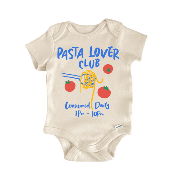 Pasta Italian Italy Newborn Baby Bodysuit