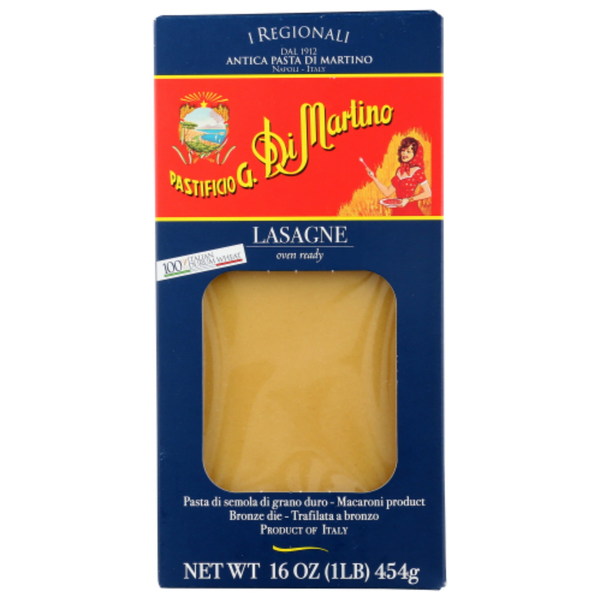 DI MARTINO - Lasagne Pasta 1LB ( Pack of 12)