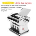 thumbnail image 1 of Pasta Machine, Electric Stainless Steel Pasta Maker with Pasta Cutter for Household Noodle Rolling Machine Semi-automatic Dumplings Wonton Maker 110V, 1 of 3