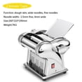 thumbnail image 1 of Pasta Machine, Electric Stainless Steel Pasta Maker with Pasta Cutter for Household Noodle Rolling Machine Semi-automatic Dumplings Wonton Maker 110V, 1 of 3