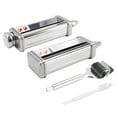 Pasta Maker Attachment Stainless Steel 8 Gears Thickness Pasta Maker Sheet Roller Cutter for