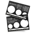 thumbnail image 1 of Pasta Measurer Tool, Kitchen Measuring Tool for Spaghetti, Baking, Cooking, Calorie Guide, Recipe Helper & Kitchen Gadget, Pocket-Size, 1 Pcs, 1 of 6