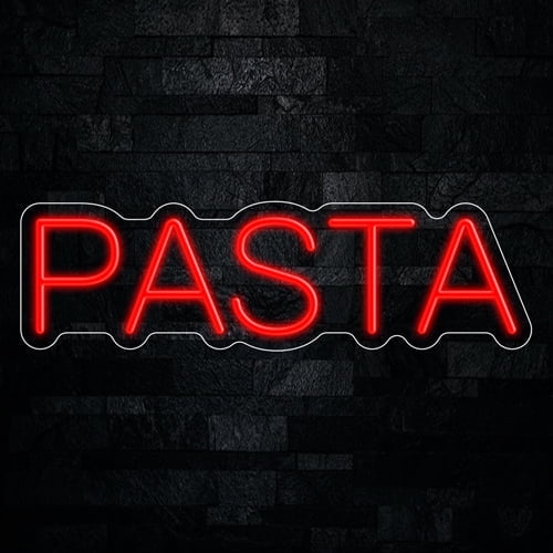Pasta Neon LED Sign 24"L x 7"H #32562