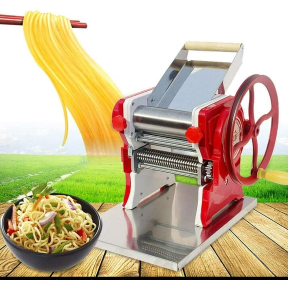 Pasta Noodle Maker Machine, Multi-functional Manual Noodle Machine Pasta Dumpling Skin Maker Dough Slicer