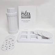 Pasta Pronto - Gourmet Pasta Maker Roller Machine Cutter - Homemade Spaghetti Noodle Ravioli - White
