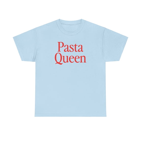 Pasta Queen Shirt Gifts Tshirt Crew Neck Short Sleeve