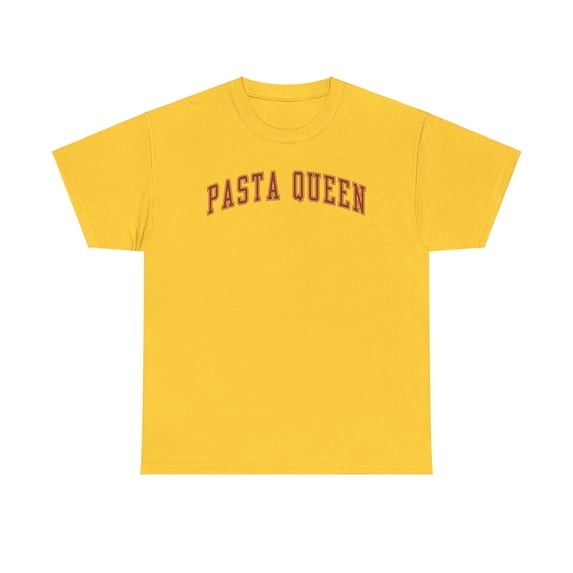 Pasta Queen Shirt Gifts Tshirt Crew Neck Short Sleeve