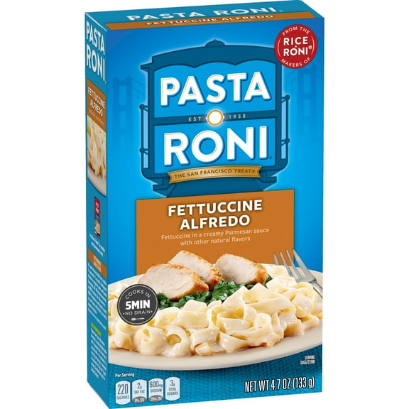 Pasta Roni Fettuccine Alfredo: 4.7 oz of Creamy Italian 