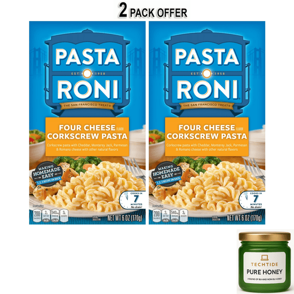 Pasta Roni Four Cheese Corkscrew Pasta, 6 oz