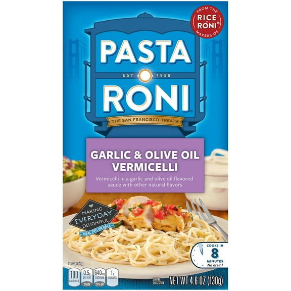 Pasta Roni Garlic & Olive Oil Vermicelli, 4.6 oz Box