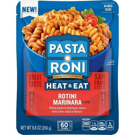 Pasta Roni Heat & Eat Rotini Marinara Flavor 8.8 Oz