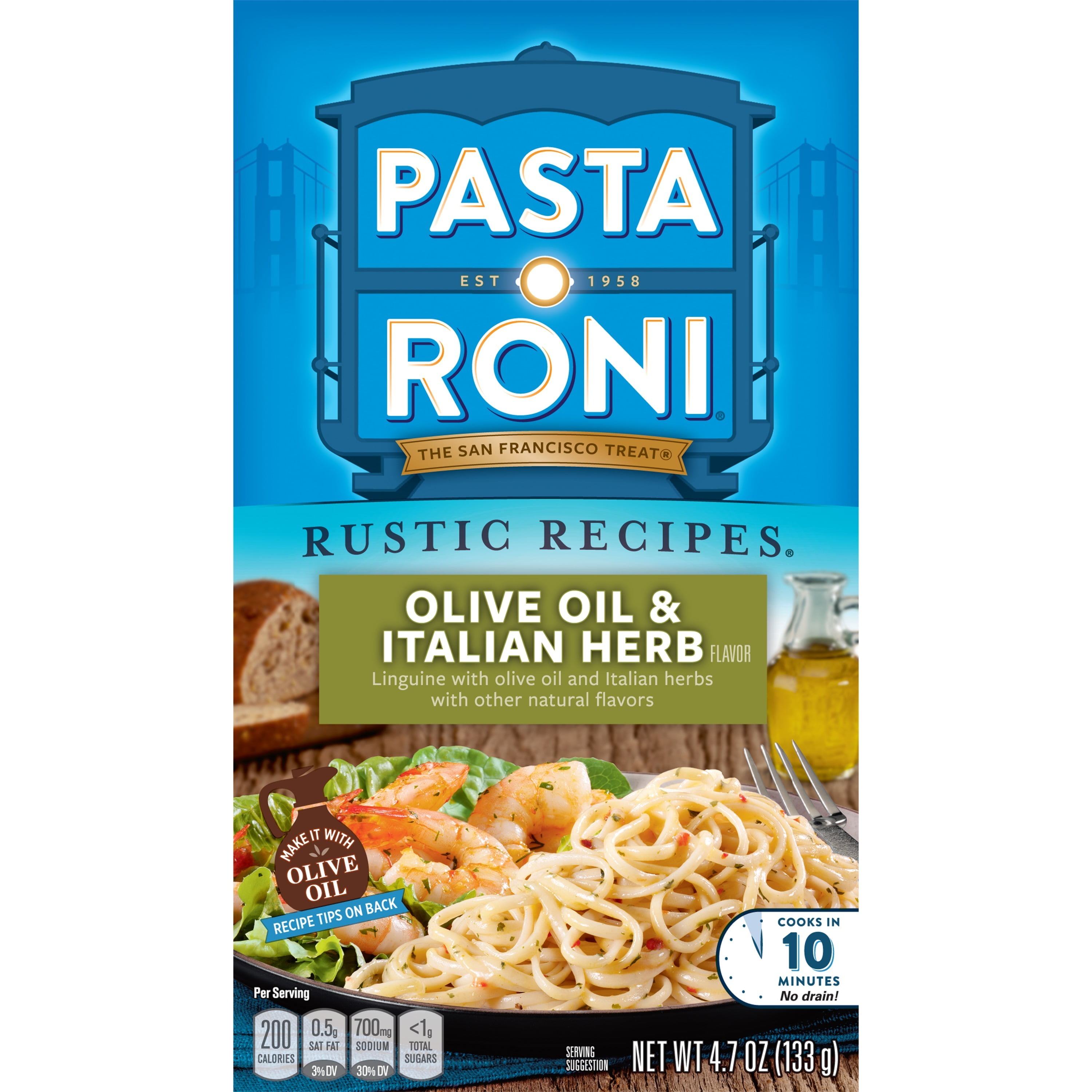 Pasta Roni Linguine with Olive Oil & Italian Herb Flavor, 4.7 oz Box