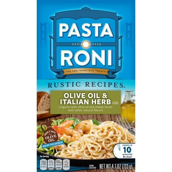 Pasta Roni Linguine with Olive Oil & Italian Herb Flavor, 4.7 oz Box
