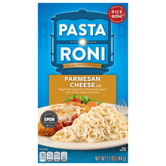 Pasta Roni Parmesan Cheese Angel Hair Pasta Mix