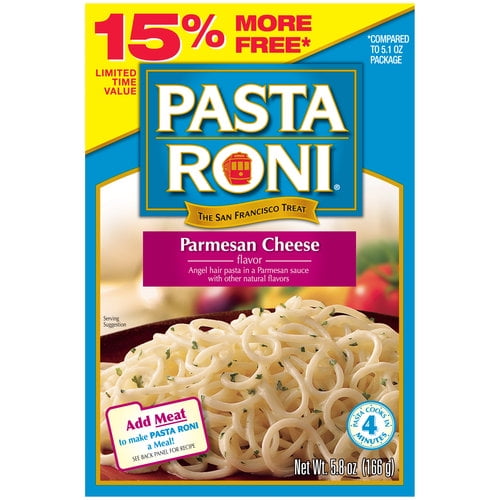 Pasta Roni Parmesan Cheese Flavor Pasta, 5.8 oz