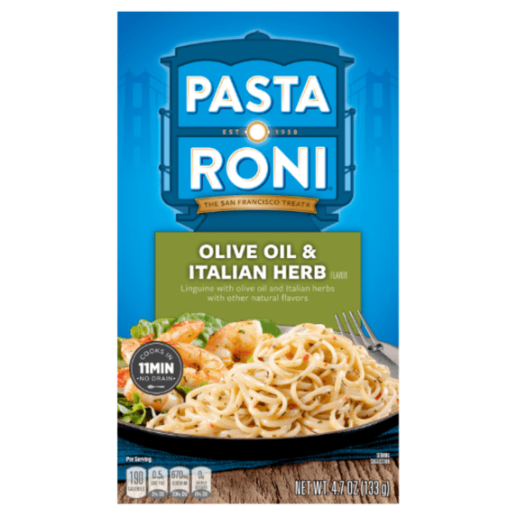 Pasta Roni Rustic Recipes, Olive Oil & Italian Herb, 4.7 oz Box (Pack of 3)