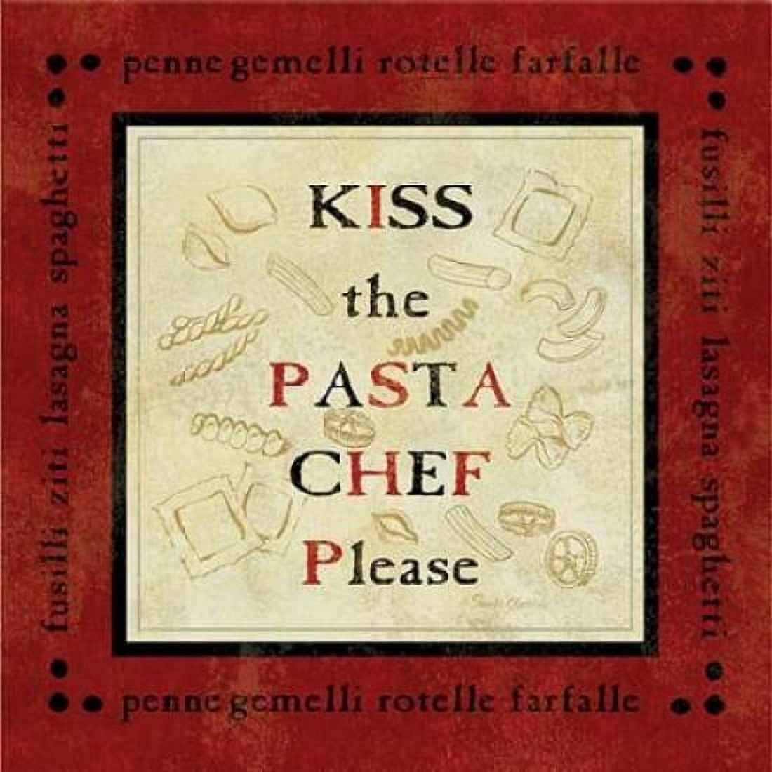 Pasta Sayings III Canvas Art - Pamela Gladding (24 x 24)