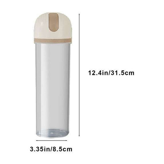 Pasta Storage Container Pantry Storage Container Airtight Spaghetti Food Jar with Lid Clear Kitchen Organizer Cereal Flour Rice Dispenser 12.4" Tall Airtight Food Jar