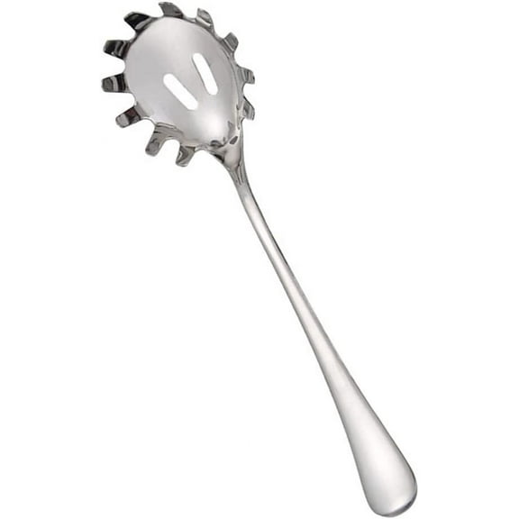 Pasta Strainer Pasta Fork Pasta Spoon Stainless Steel Spaghetti Sever Strainer Claw Noddle Grabber Serving Spatula Slotted Ladle For Cooking Dumpling Ice Cube Utensil Fine Mesh Strainer