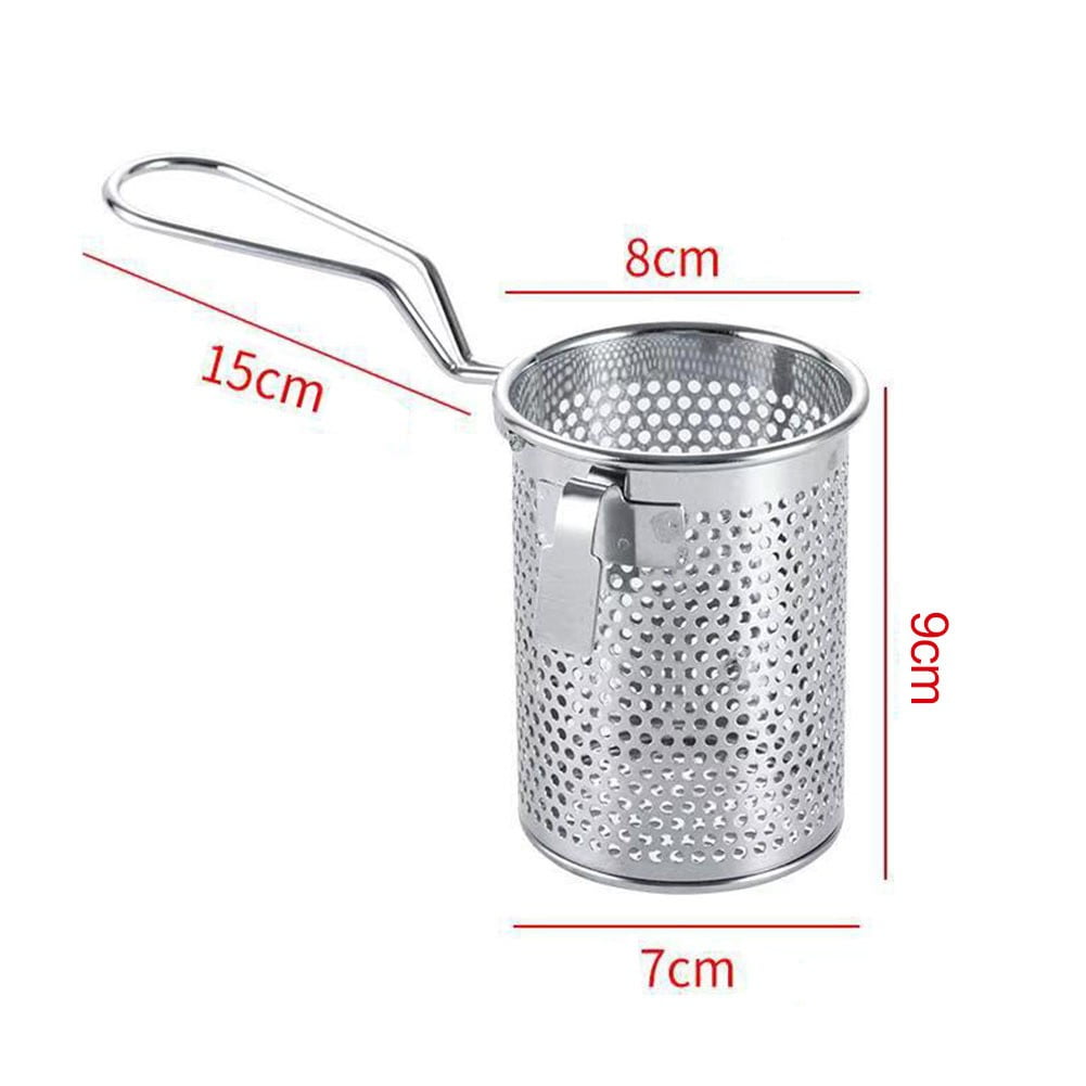 Pasta Strainer Stainless Steel Mesh Spider Strainer for Pasta Noodle ...
