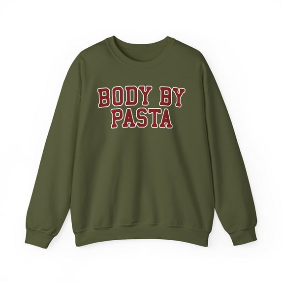 Pasta Sweatshirt Gifts Crew Neck Shirt Long Sleeve Unisex