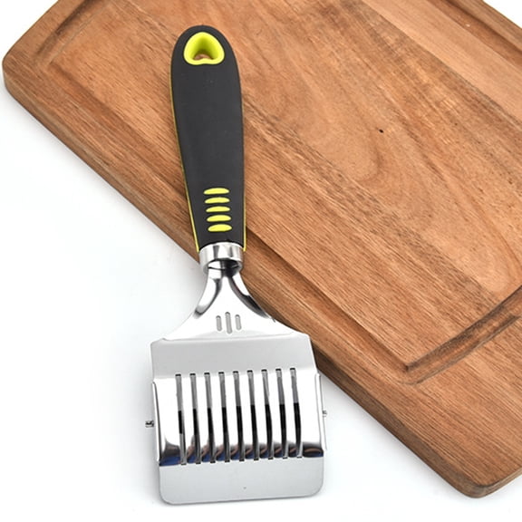YOSADIER Black Stainless Steel Pasta Lattice Cutter - Kitchen Tool for Homemade Pastry, Dough, Baking, Cooking & More
