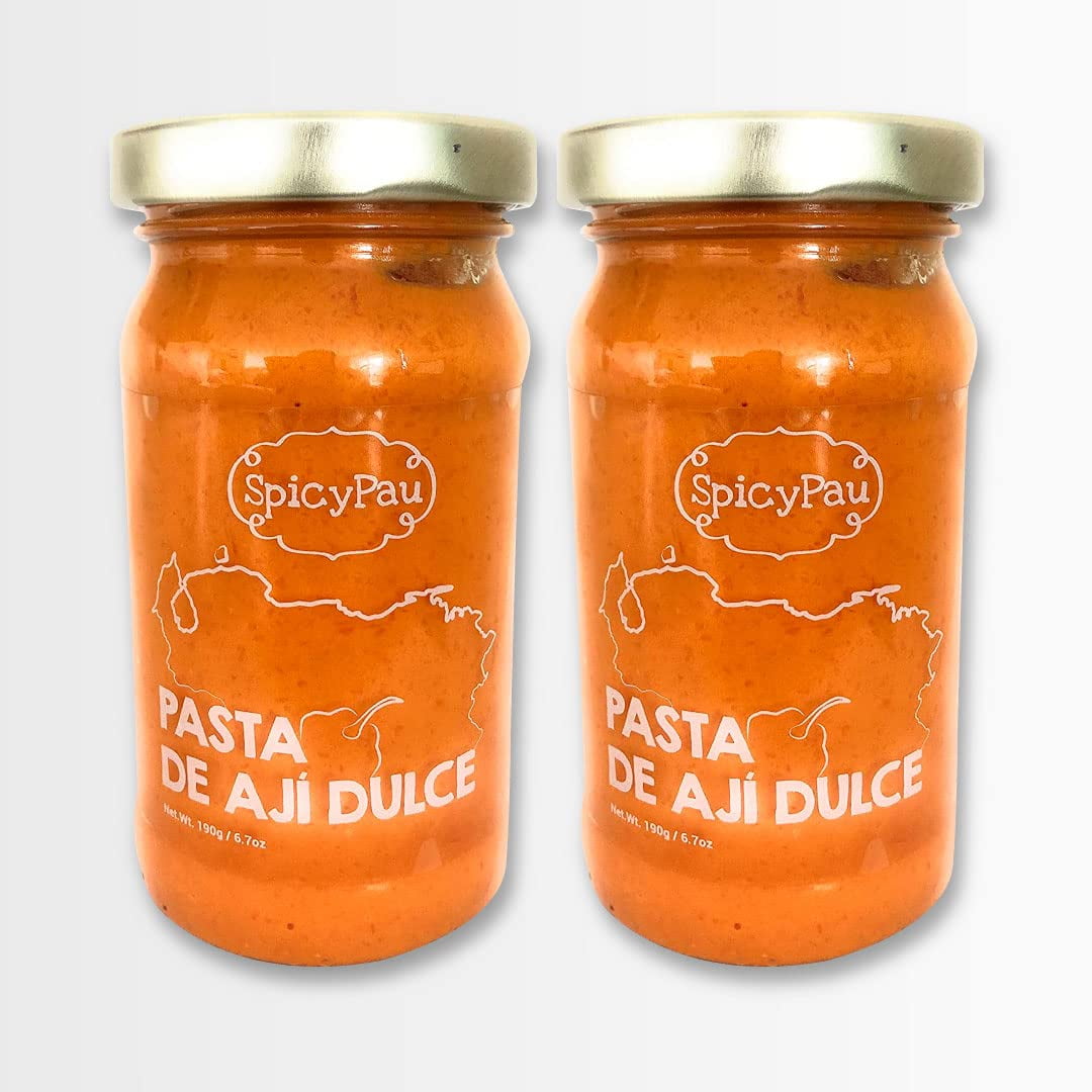 Pasta de Ají Dulce Spicy Pau 6.7oz each – No sugar, 100